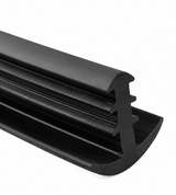 Těsnění na fotovoltaické panely gumové typ T 18x20 mm – přístřešek, carport, mezera 3 mm