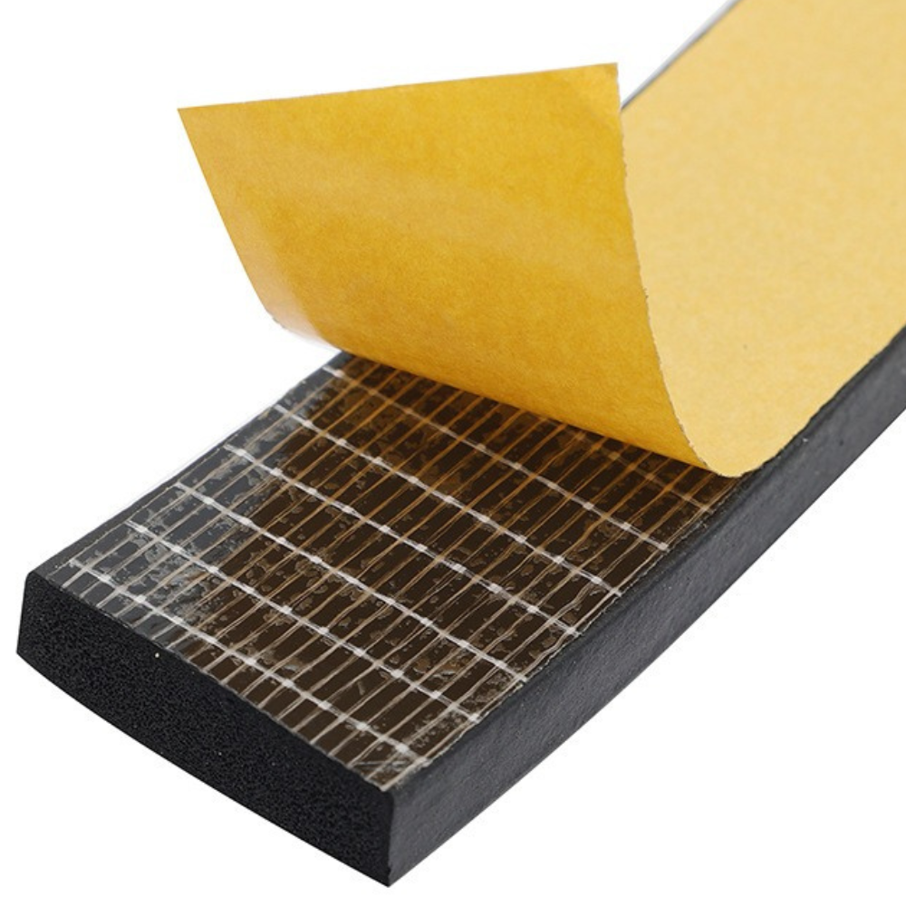 EPDM těsnění 2x20mm samolepicí akustická páska do nárazníku, dveří, oken