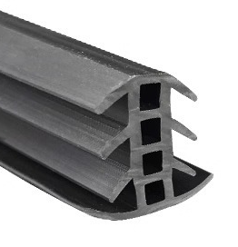 Těsnění na fotovoltaické panely gumové typ T 35x37 mm – přístřešek, carport, spoje PV modulů
