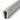Hranové těsnění typ U PVC šedé – ochrana hrany 1,5–2 mm, profil 5x10 mm
