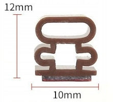 Samolepicí těsnění do dveří bronz 10 mm – gumový profil, venkovní dveře a okna