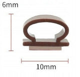 Uszczelka brąz 10x6 mm wymiary